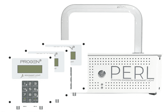 PERL photon emission resonant light therapy device